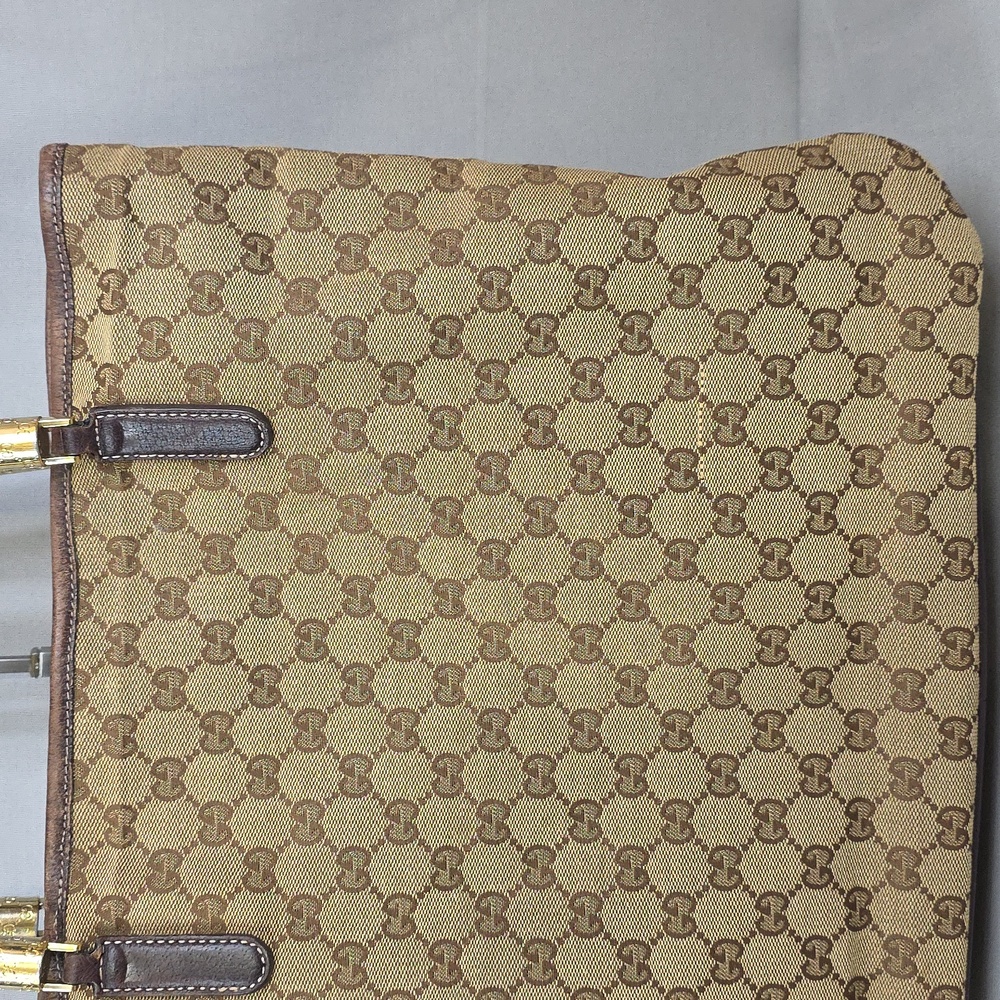 ✨️GUCCI GG Canvas Web Sherry Line Tote Bag - Picture 7 of 16